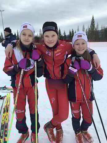 Bilder fra dagens stafett-renn på Bjørgan